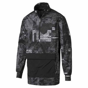 *NEW WITH TAGS* Puma Black Windbreaker